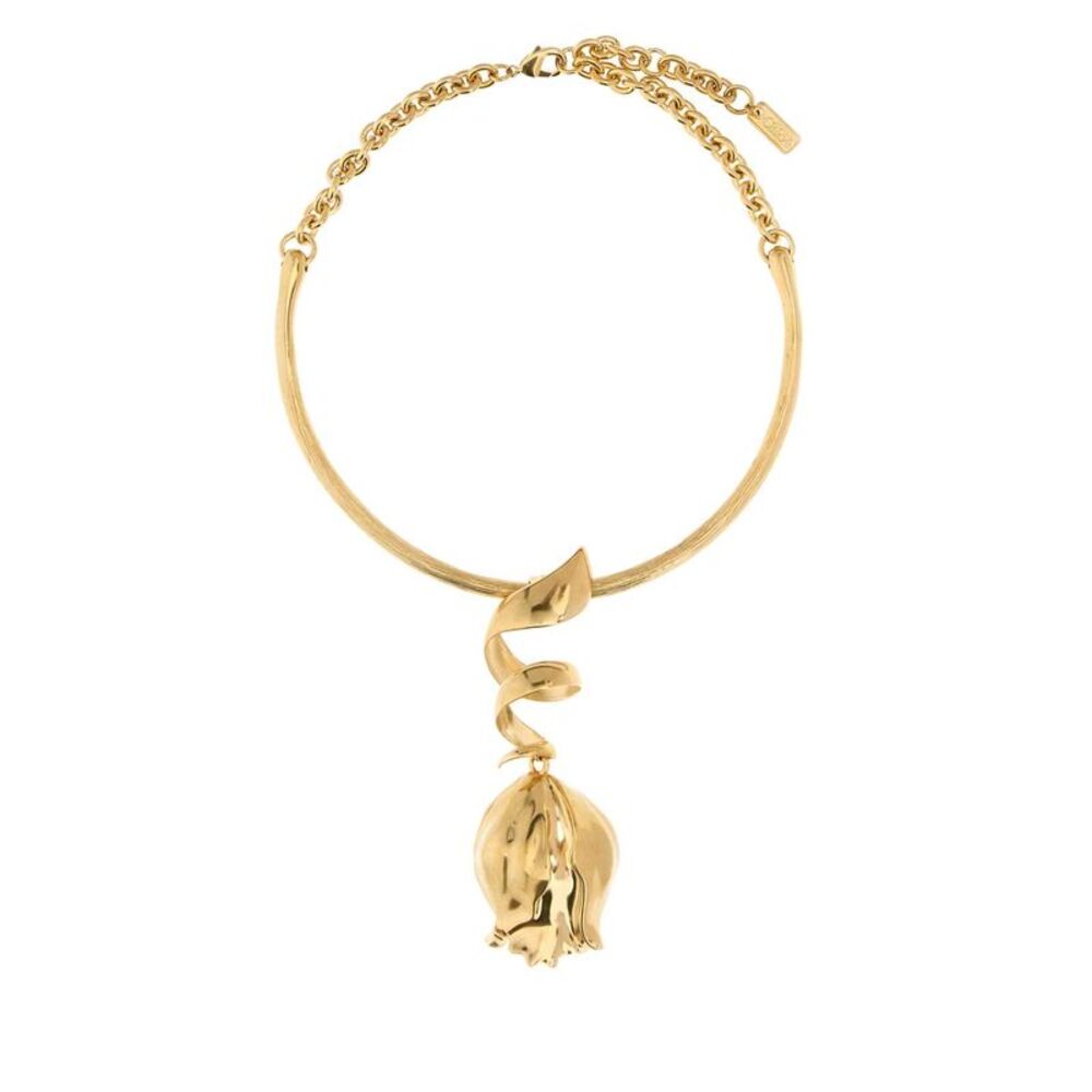 Chloe Women Gold Metal Chloe Bloomcraft Necklace